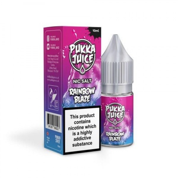 Rainbow Blaze Pukka Juice Nic Salts