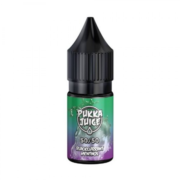 Blackcurrant Menthol Pukka Juice 50/50 E Liquid