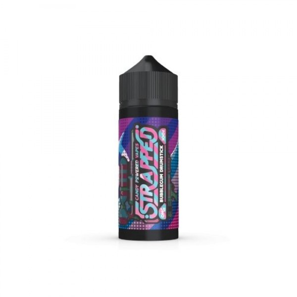 Strapped E Liquid Bubblegum Drumstick 100ml Shortf...