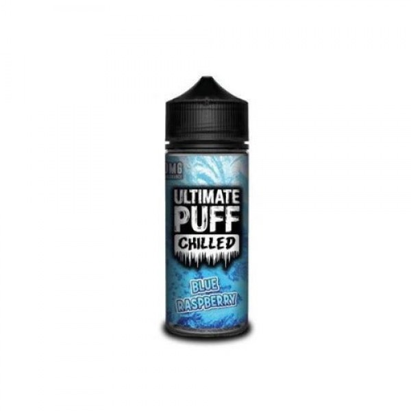 Ultimate Puff Chilled Blue Raspberry 100ml Shortfi...