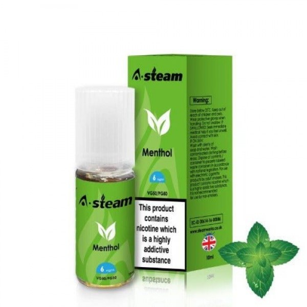 Menthol 50/50 E-Liquid by A Steam 10ml