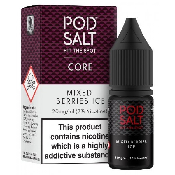 Mixed Berries Ice Nicotine Salt E-Liquid - Pod Sal...