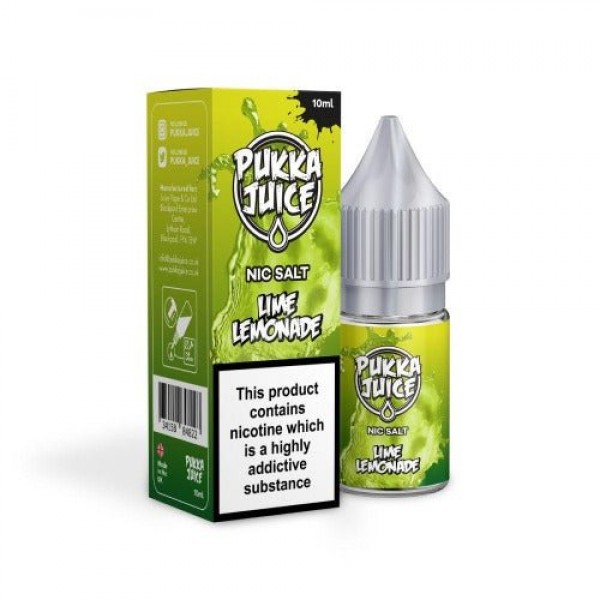 Lime Lemonade Pukka Juice Nic Salts