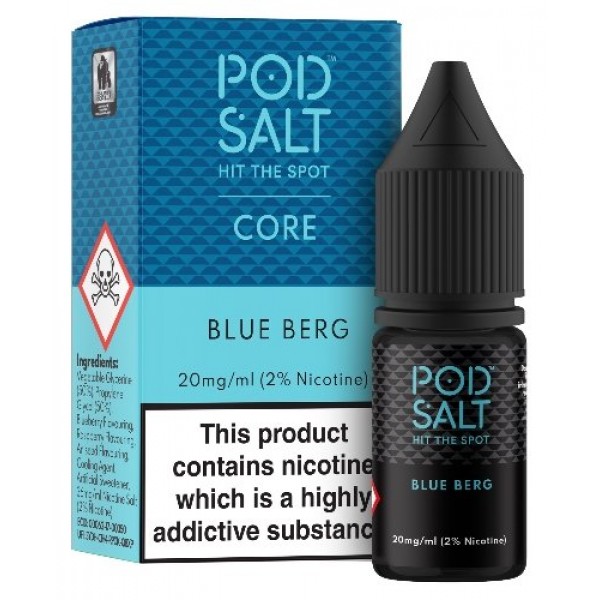 Blueberg Nicotine Salt E-Liquid - Pod Salt 10ml E-...