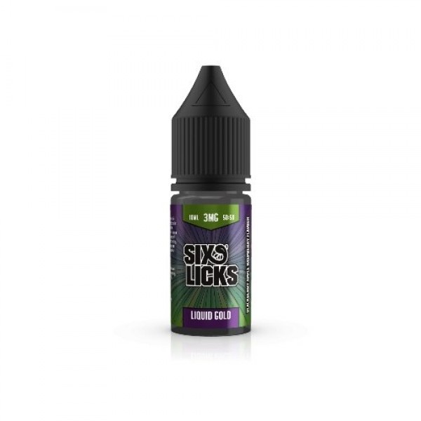 Liquid Gold By Six Licks 50/50 E-Liquids